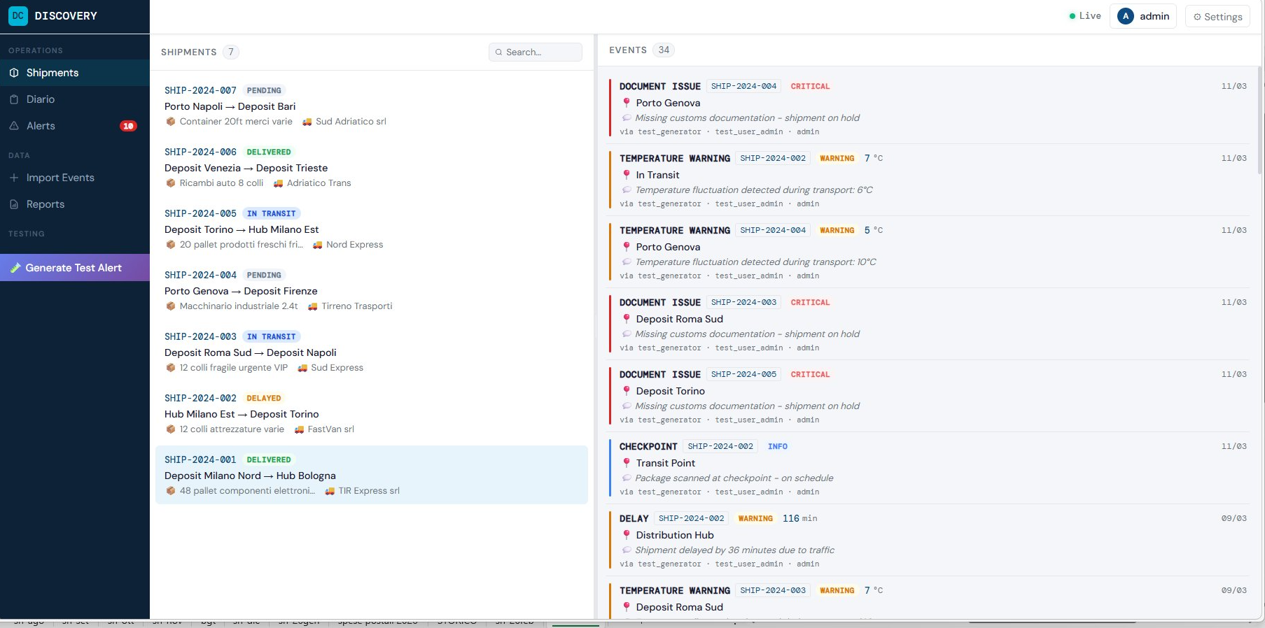 Discovery desktop